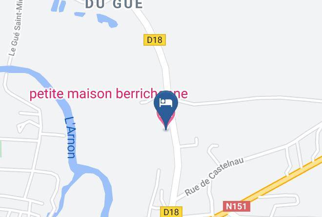 Cher - Petite Maison Berrichonne Maps
