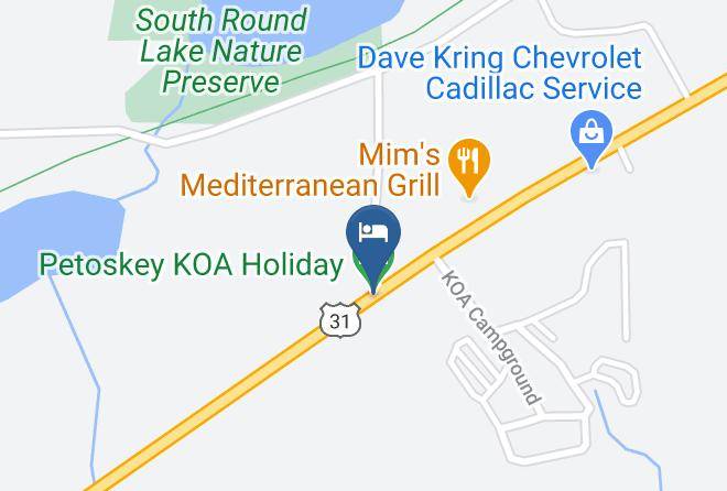 Emmet County - Petoskey Koa Holiday Maps