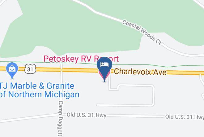 Emmet County - Petoskey Rv Resort Maps