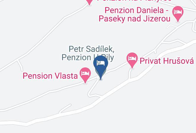 Semily - Petr Sadilek Penzion U Pily Maps