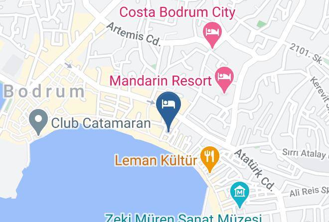 Bodrum - Petra Butik Otel Maps