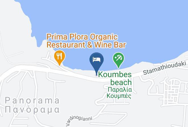 Rethimni - Petradi Beach Lounge Hotel Maps