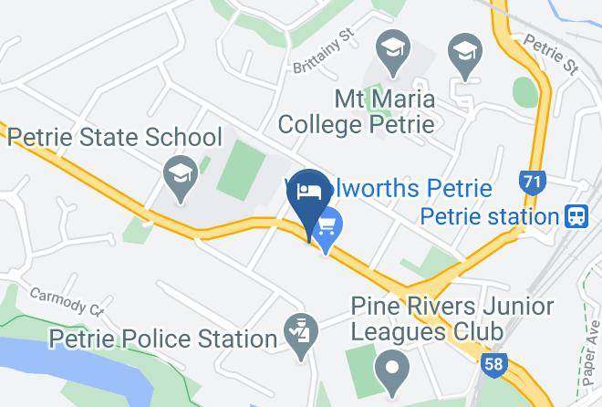 Moreton Bay - Petrie Mill Motel Maps