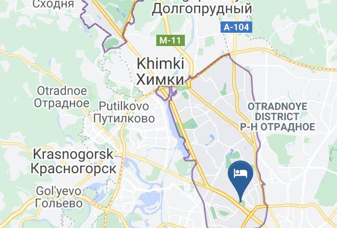 Moscow - Petroff Road Palace Hotel Maps