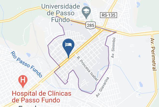 Passo Fundo - Petropolis Pousada & Restaurante Maps
