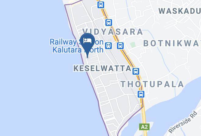 Colombo - Petter's Beach Inn Maps