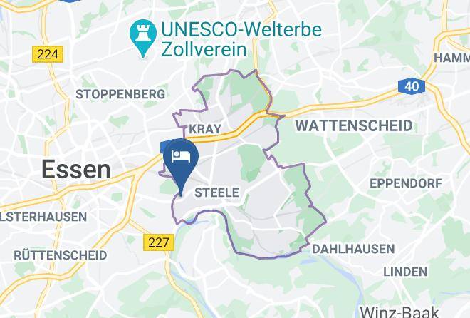 Essen - Petul Apart Hotel Stadtgarten Maps