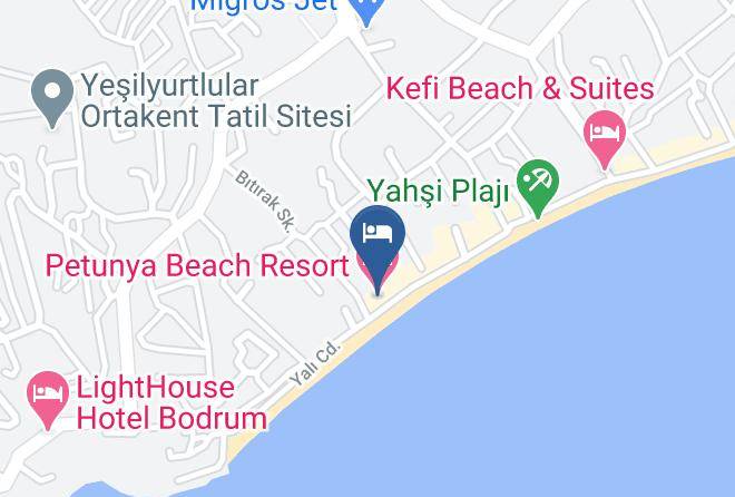 Bodrum - Petunya Beach Resort Maps
