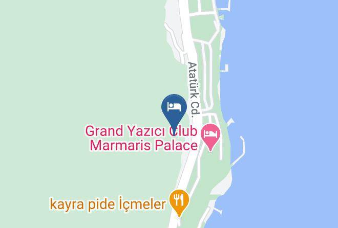 Marmaris - Petunya Konak Butik Otel Maps