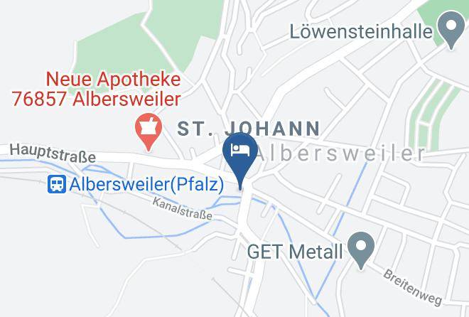Sudliche Weinstrasse - Pfalzer Hof Albersweiler Maps
