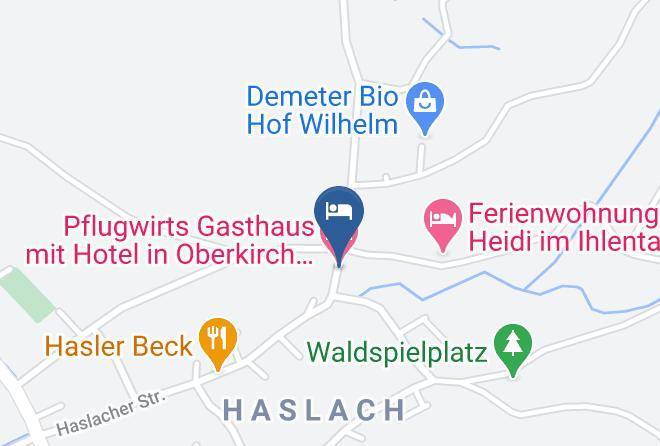 Ortenaukreis - Pflugwirts Gasthaus Mit Hotel In Oberkirch Maps