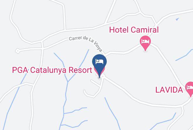 Girona - Pga Catalunya Resort Maps