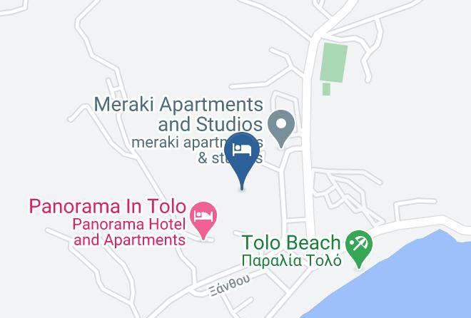 Argolis - Phaistos Hotel Maps