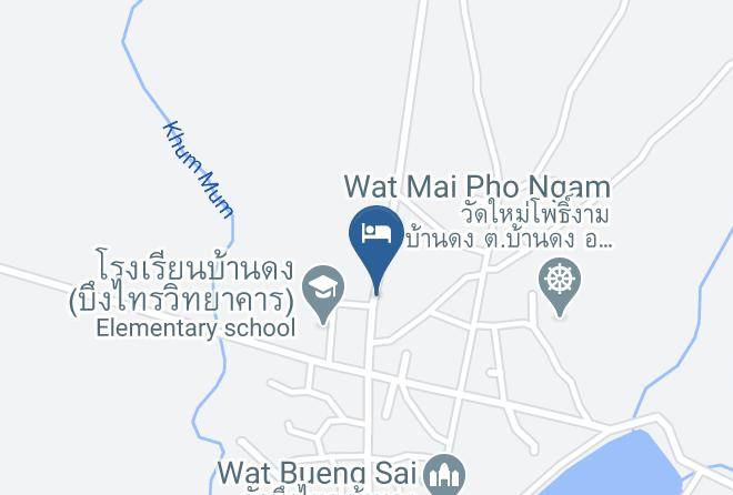 Amphoe Ubolratana - Phan Kham Resort Maps
