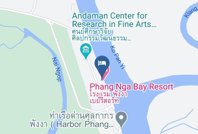 Amphoe Mueang Phang Nga - Phang Nga Bay Beach Resort Maps