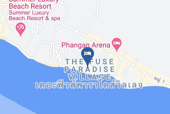 Amphoe Ko Pha Ngan - Phangan Beach Resort Maps