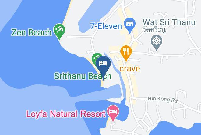 Amphoe Ko Pha Ngan - Phangan Cove Maps