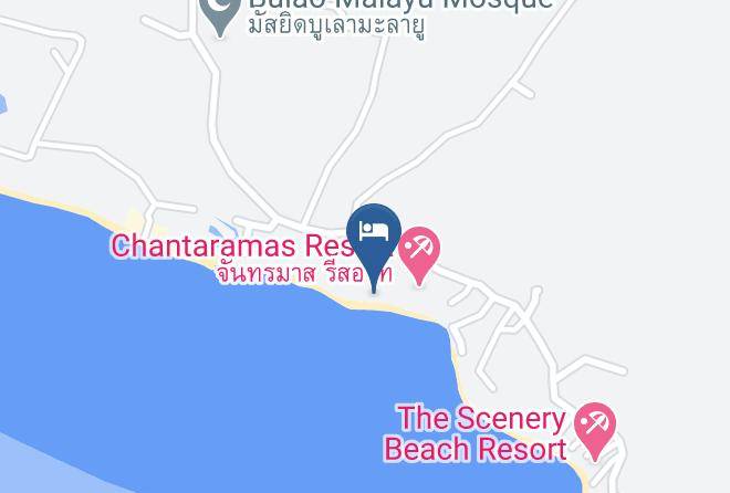 Amphoe Ko Pha Ngan - Phangan Rainbow Bungalows Maps