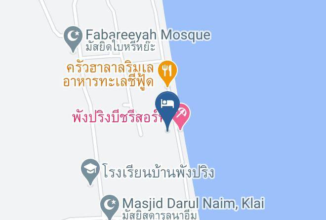 Amphoe Tha Sala - Phangpring Beach Resort Maps
