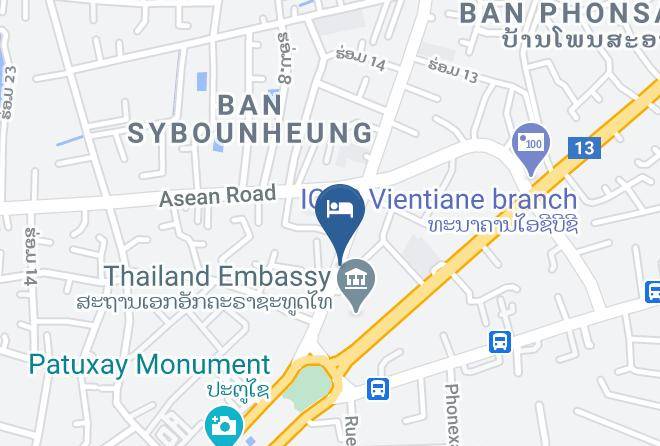 Phasouk Vien Chantra Hotel Map