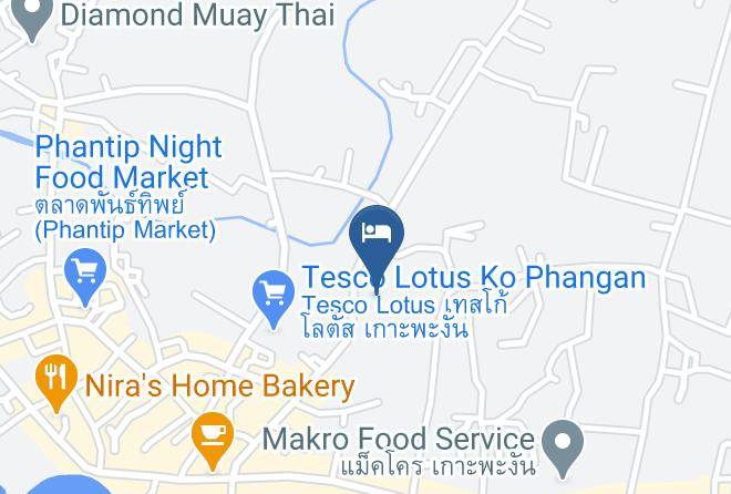 Amphoe Ko Pha Ngan - Phatchara Boutique Hotel Maps