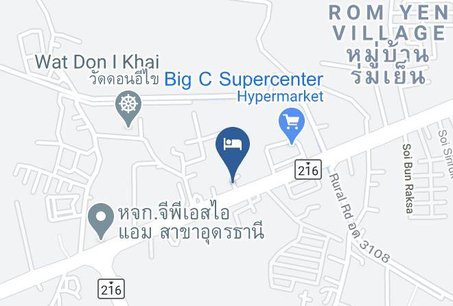 Mueang Udon Thani District - Phatra Boutique Hotel Maps