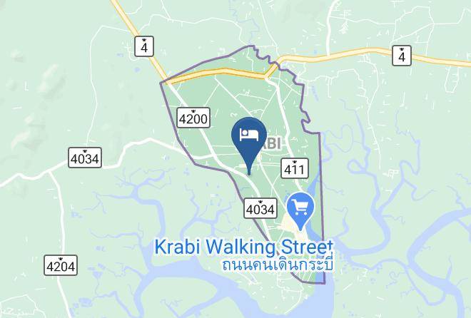 Mueang Krabi District - Phawapat Resort Maps
