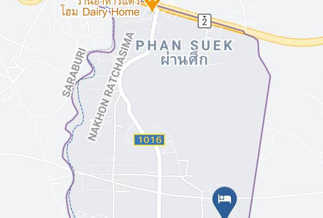 Amphoe Pak Chong - Phaya Yen Hill Resort Maps