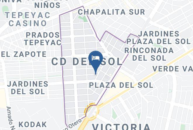 Zapopan - Phe Pequeno Hotel Ejecutivo Maps