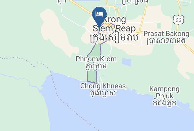 Pheaktra's House Karte - Siem Reap - Siem Reab Town