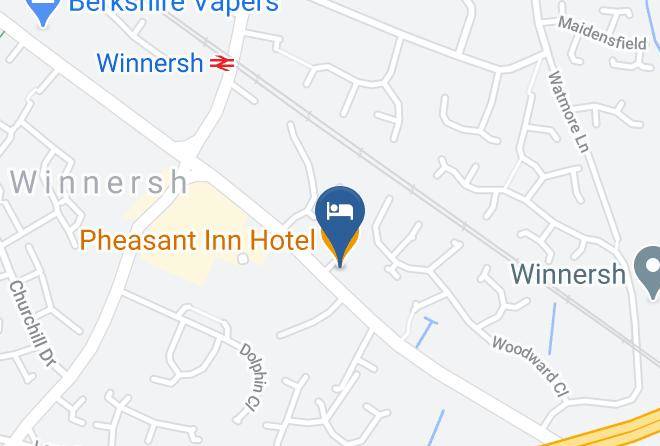 Wokingham - Pheasant Inn Hotel Maps