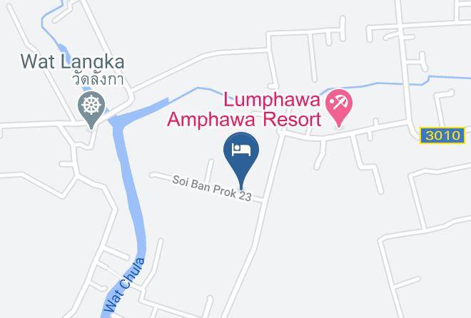 Amphoe Mueang Samut Songkhram - Phenwaree Ampawa Resort Maps