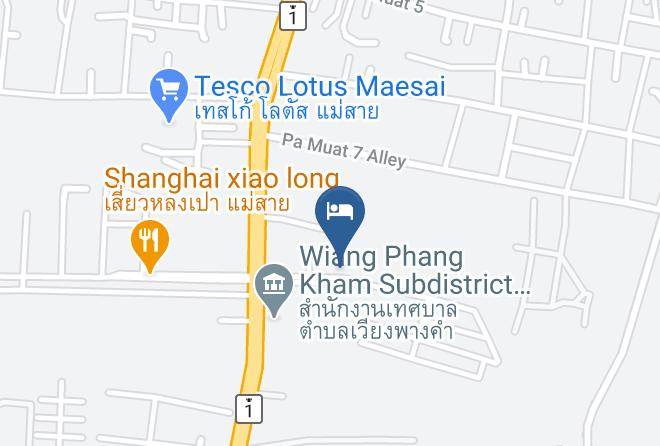 Amphoe Mae Sai - Phet Ngam Hotel Maps