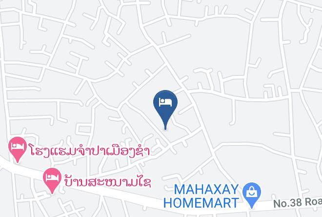 Pakse - Phetphaylin Hotel Maps