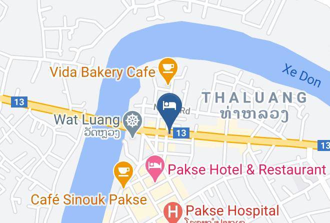 Pakse - Phi Dao Hotel Maps