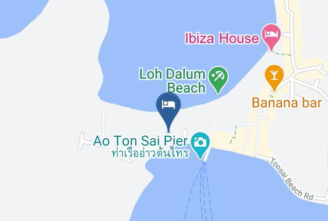 Mueang Krabi District - Phi Phi Island Cabana Hotel Maps
