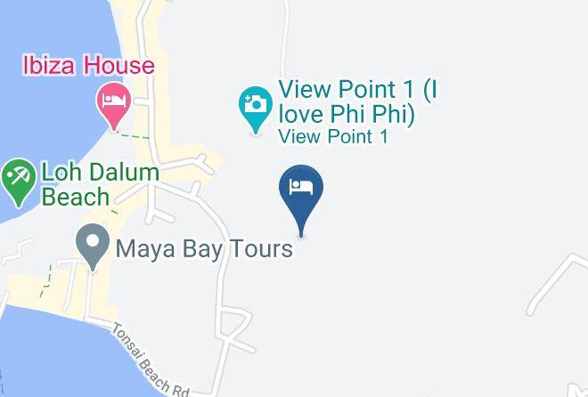 Mueang Krabi District - Phi Phi Sea And Hill Resort Maps