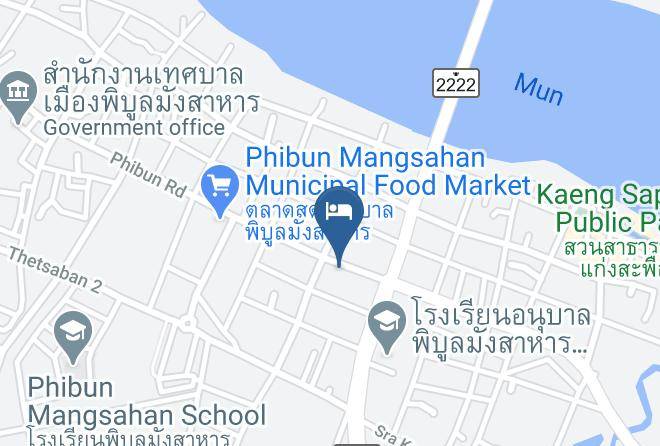 Amphoe Phibun Mangsahan - Phiboonkit Hotel Maps
