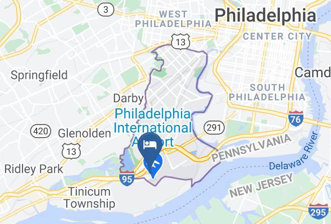 Philadelphia Airport Marriott Map