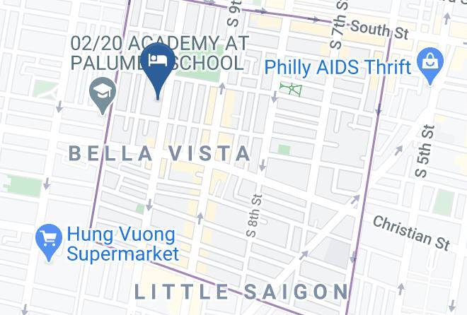 Philadelphia Hotel Bella Vista Map