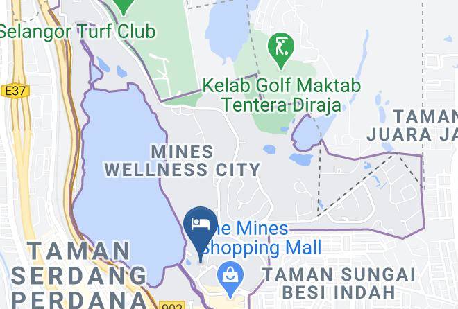 Petaling - Mines Beach Resort Maps