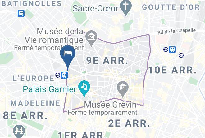 Paris - Phileas Hotel Gare Saint Lazare Maps