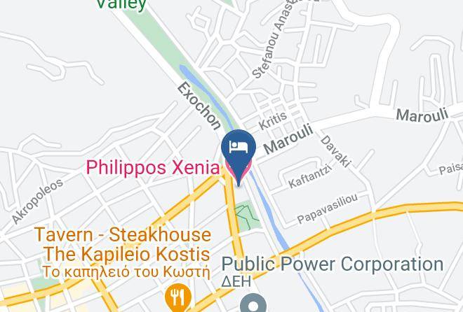 Serrai - Philippos Xenia Hotel Maps