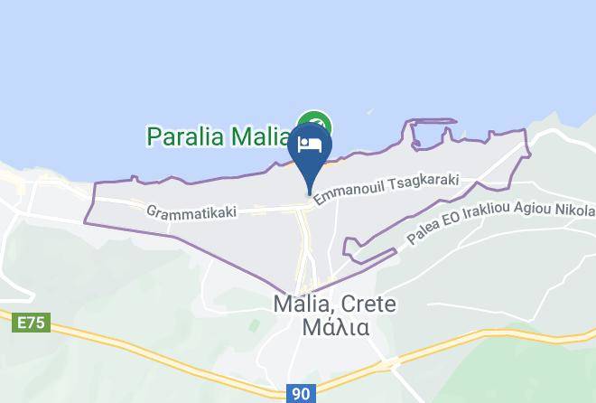 Iraklion - Philoxenia Hotel Maps