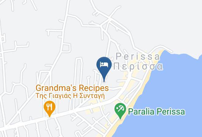 Thira - Philoxenia Studios Maps