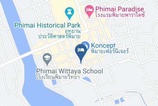 Amphoe Phimai - Phimai Hotel Maps