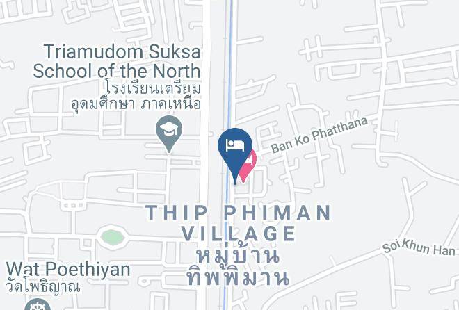 Amphoe Mueang Phitsanulok - Phitsanulok Orchid Hotel Maps
