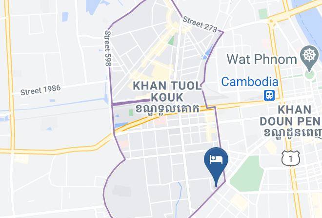 Chamkar Mon - Phkar Chouk Tep Monireth Hotel Maps