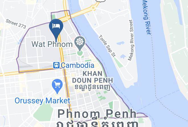 Doun Penh - Phnom Penh Hotel Maps