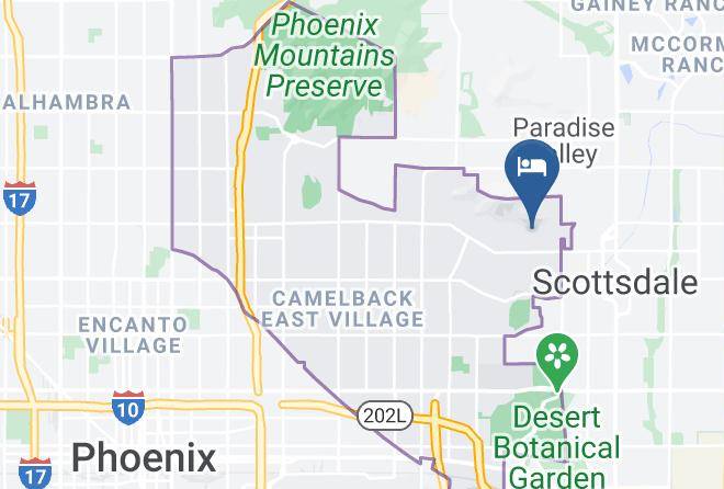 Maricopa - Phoenician Residences A Luxury Collection Residence Club Scottsdale Maps